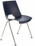Antares Scaune conferință Strike 2131 metal cromat+plastic albastru