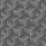 As Creation Tapet abstract Cuburi gri inchis