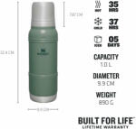 STANLEY Термос stanley the artisan thermal bottle | 1.0l (10-11428-004)