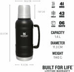 STANLEY Термос stanley the artisan thermal bottle | 1.4l (10-11429-004)