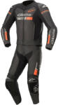 Alpinestars Combinezon moto din piele - Alpinestars GP Force Chaser 2pc (două piese) - Black/Red Fluo (3160321/1030)