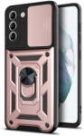 Techsuit Husa Husa pentru Samsung Galaxy S21 Plus 5G - Techsuit CamShield Series - Rose Gold (KF2327379) - vexio