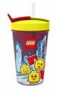 LEGO Pahar LEGO Iconic cu pai, maro 40441725 Pahar