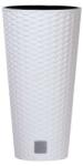 Prosperplast Rato Tubus virágcserép fehér 20 cm-es betéttel (DRTUS200-S449) - epenta