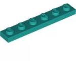 LEGO® 3666c39 - LEGO sötét türkiz lap 1 x 6 méretű (3666c39)
