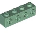 LEGO® 30414c48 - LEGO homokzöld kocka 1 x 4 méretű oldalán 4 bütyökkel (30414c48)