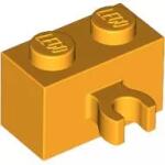 LEGO® 30237bc110 - LEGO élénk világos narancssárga kocka 1 x 2 méretű függőleges klipsszel (O) (30237bc110)