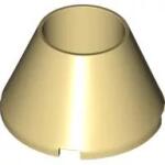 LEGO® 4742c2 - LEGO világos krémszínű (tan) kúp 4 x 4 x 2 méretű, üreges (4742c2)