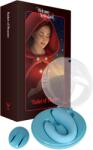 FairyGasm Vibrator Cuplu PleasureBerry FairyGasm, 10 Moduri Vibratii, Remote Control, Silicon, USB, IPX7, Albastru Vibrator