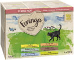 Feringa 6x100g Feringa Classic Meat Menü nedves macskatáp tálcás mix I. 6 változattal 15% árengedménnyel