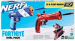 Hasbro Set 2 blastere Nerf cu 6 sageti din spuma, Fortnite