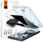 Spigen AGL07625 Samsung Galaxy S24 Ultra Spigen GlastR EZ Fit edzett üveg képernyővédő fólia, felhelyezést segítő kerettel, 2 db-os csomag, betekintés gátlós (AGL07625)