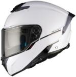 MT Helmets Casca modulabila MT Atom 2 SV A0 alb lucios (ochelari soare integrati)