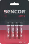 Sencor Szén-cink elem AAA (SBA R03 4BP AAA)