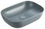Eros SMILE 3 - PULTRA ültethető - Top Counter - porcelán mosdó - MATT SZÜRKE - 46, 5 x 32, 5 x 13 cm (82MS6255)