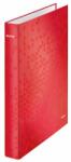 Leitz Caiet mecanic Leitz WOW, carton laminat, partial reciclat, certificare FSC, A4, mecanism 2DR, inel 25 mm, rosu (ESS42410026)