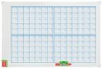 Nobo Organizator NOBO Performance, lunar, magnetic, 90x60 cm, kit de planificare inclus, albastru (NB3048101)