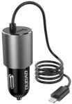 Dudao Car charger Dudao R5ProL 1x USB, 3.4A + Lightning cable 17W (grey)