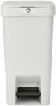 Brabantia StepUp pedálos kuka hulladéktípus jelölő ablakkal, lecsapódásgátló fedél, 16L - D méret, 91% újrahasznosított műanyag, világosszürke - 800221 (800221)
