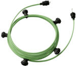 Creative-Cables Használatra kész 7, 5 m-es Lumet szállámpa készlettel 5 fekete lámpatartóval, akasztóval és csatlakozóval (CATE27N075CX08)