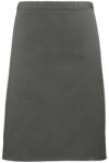 Premier PR151 COLOURS félhosszú kötény, 90 cm hosszú megkötő pántokkal Premier, Dark Grey-U (pr151dg-u)
