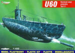 Mirage Hobby Deutsches U-Boot U 60 Typ II C 1: 400 (40025)