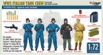 Mirage Hobby WW2 ITALIAN TANK CREW WITH EQUIPMENT 1: 72 (720005)