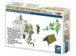 Mirage Hobby WW2 US TANK CREW WITH EQUIPMENT for M8 SCOTT & other US MOTORISED HOWITZERS 1: 48 (480006)