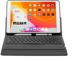 HOPE R Husa carcasa piele ecologica, albastra cu tastatura LED Bluetooth Wireless pentru iPad 12.9 2018 si 2020 (HTBWI129PASHP)