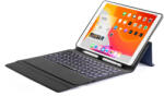 HOPE R Husa carcasa piele ecologica, albastra, cu tastatura LED Bluetooth Wireless pentru iPad Pro 10.5, Air 3 2019 10.5 inch, iPad 10.2 inch (HTBWI105PAS102HP)