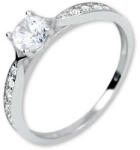 Soliter Brilio Gyönyörű gyűrű kristályokkal 229 001 00753 07 57 mm