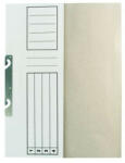 NON Dosar carton standard A4, incopciat 1/2, Alb (OA142120)