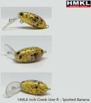 Hmkl Vobler Hmkl Inch Crank Une-R SSS 2.5cm 1.8g Spotted Banana (INCH25TR-SB)