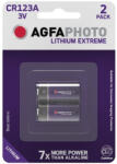 AgfaPhoto Agfaphoto Lithium Fotóelem Cr123A B2/ 1 Db (APCR123AB2)
