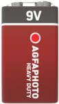 AVIDE Agfaphoto Heavy Duty Féltartós 9V Elem Shrink S1 (APF9VS)