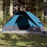 vidaXL 6 személyes kék vízálló kupolás családi sátor (94782) - vidaxl