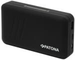 Patona kettős töltő Panasonic DMW-BLK22 DC-S5 G9 GH5 GH5S GH6 készülékhez power bank funkcióval és memóriakártya tárolással (PT-1723)