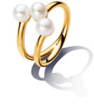 Pandora kezelt édesvízi tenyésztett gyöngyös nyitott végű gyűrű - 163285C01-60 (163285C01-60)