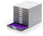 DURABLE Set de 10 recipiente birou, Varicolor, Multicolor (761027) (761027)