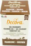Decora Gélfesték barna 28g - Decora (9600821)