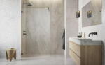 Radaway Essenza Pro Brushed GunMetal Walk-in szálcsiszolt fegyvermetál zuhanyfal 110 átlátszó (10590)
