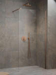 Radaway Modo New Brushed Copper II Walk-in szálcsiszolt réz zuhanyfal 130 átlátszó (8775)