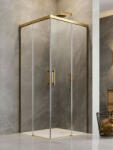 Radaway Idea Gold KDD szögletes arany zuhanykabin 70x120 átlátszó (11080)