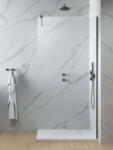 Radaway Modo New Brushed GunMetal II Walk-in szálcsiszolt fegyvermetál zuhanyfal 125 átlátszó (8797)