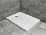 Radaway Doros Stone F szögletes lapos zuhanytálca 140x80 fekete, ajándék szifonnal (12709)