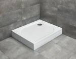 Radaway Delos D szögletes zuhanytálca lábbal 90x75 jobbos, fehér, ajándék szifonnal (7824)
