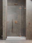 Radaway Essenza Pro Brushed Copper DWJ szálcsiszolt réz zuhanyajtó 100 átlátszó balos (9526)