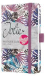 Sigel Naptár, A6, heti, 2025, kemény borító, SIGEL "Jolie", Violet Jungle Fever (J5354) - iroszer24