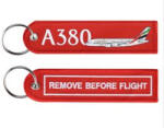  Emirates remove Before Flight kulcstartó A380