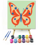  Kék pöttyös pillangó - gyerek számfestő készlet